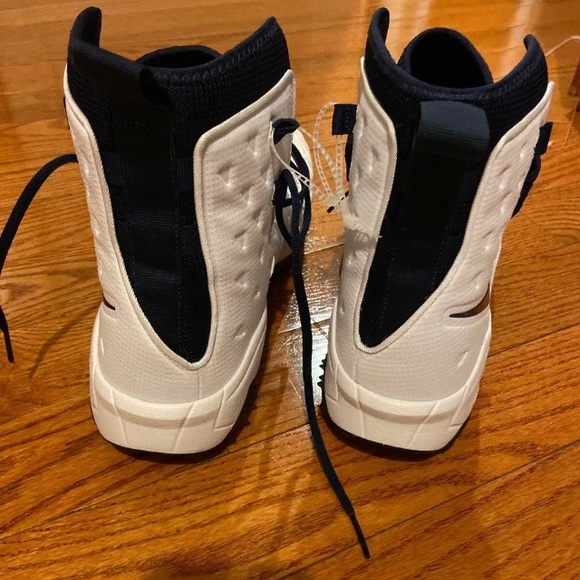 Nike Force Savage Elite Football Cleats White 15 - Picture 4 of 6